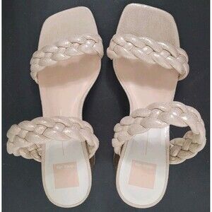 Dolce Vita Poly Braided Sandal In Sparkling Gold Size 9 Spring Summer Going Out
